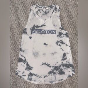 Peloton Tie-Dye Racer Back Tank SMALL